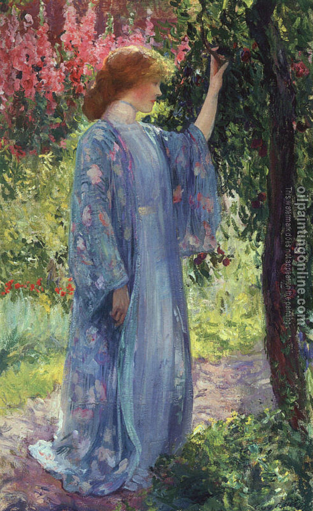 Rose, Guy - The Blue Kimono